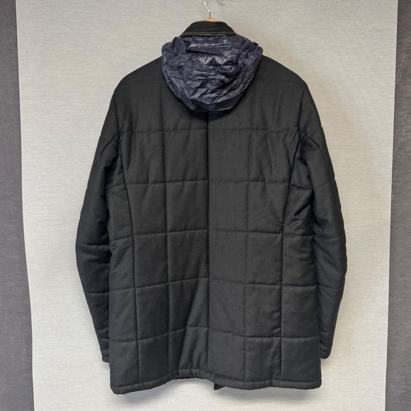 READ Gimo's Quilted Wool Jacket Coat Charcoal  Men's Sz M 38-40 (IT 50) - Picture 3 of 13